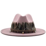 New Women Men Wool Fedora Hat Hats JX-6688