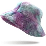 Winter Faux Rabbit Fur Bucket Hat Hats JX-2021169