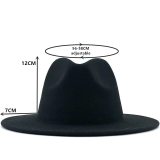 Wool Jazz Fedora Hats Formal Party Hats JX-33356