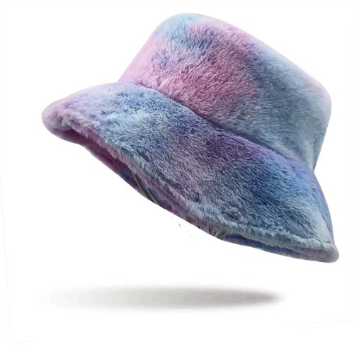 Winter Faux Rabbit Fur Bucket Hat Hats JX-2021169