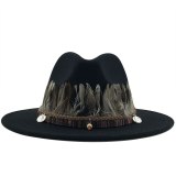 New Women Men Wool Fedora Hat Hats JX-6688