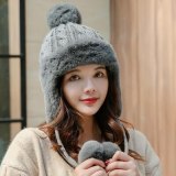Women Cute Pompom Knitted Hat Hats X19-593