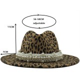 Women Men Wool Fedora Hat Hats JX-10469