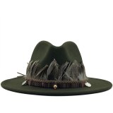 New Women Men Wool Fedora Hat Hats JX-6688