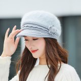 Winter Autumn Beret Hat Wool Knitted Hats 019153