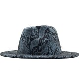 Hot Wool Felt Hats Wide Brim Fedora Jazz Hats JX-33053
