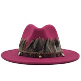 New Women Men Wool Fedora Hat Hats JX-6688