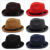Fashion Men's Felt Fedora Hat Dad Jazz Hat Hats JX-30644453