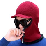 New Warm Winter Hat Siamese Beanie Hat Hats AL-60178686851355