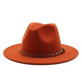 Fedora Hat Wide Brim Jazz Hat Hats JX-115563