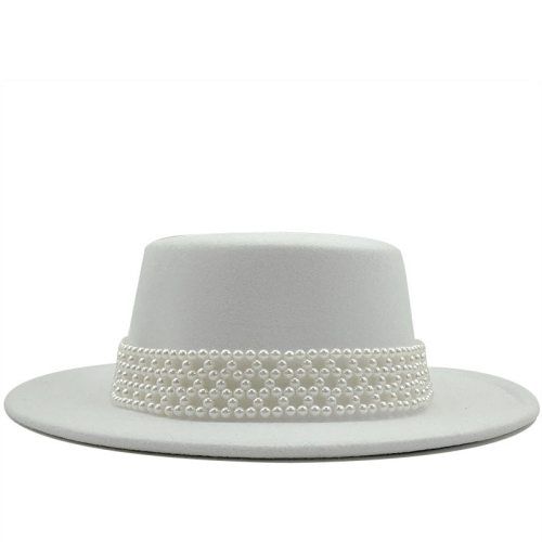 New Women pearl Wool Felt Hats Hats JX-10352