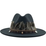 New Women Men Wool Fedora Hat Hats JX-6688