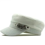Simple Wool Women Metal Chain Beret Hats JX-2563