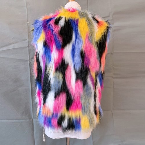 Faux Fur Vest Sleeveless Waistcoat MJ-652