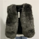 Fashion Coat Warm Faux Fur Vest