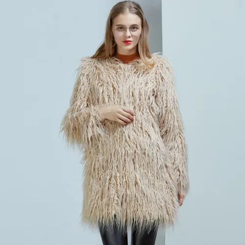 Faux Fur Coat Coats WT- 56
