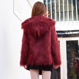 Fluffy Faux Fur Coat Coats WT-39