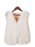 Winter Fashion Waistcoat Women Faux Fur Vest MJ-16