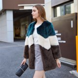 High Quality Faux Fox fur Coat Coats  WT-25