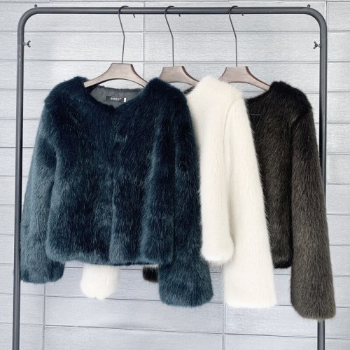 Warm Faux Fur Coats WT-D63