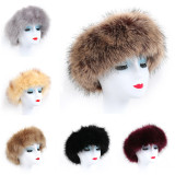 Faux Fur Headband for Women Furry Hair Hats HY-FHLMFD69