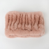 Winter Warm Rabbit Fur Neckerchief Neckgaiter Headbands Scarves