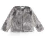 Furry Faux Fur Coat Coats WT-D12389