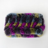 Winter Warm Rabbit Fur Neckerchief Neckgaiter Headbands Scarves