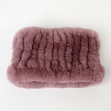 Winter Warm Rabbit Fur Neckerchief Neckgaiter Headbands Scarves