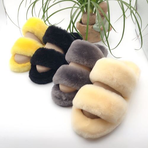 Fashion women fur slippers 338815