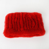 Winter Warm Rabbit Fur Neckerchief Neckgaiter Headbands Scarves