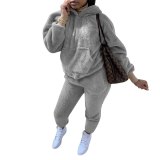 Long Sleeve Sweater Hoodies+Pants Bodysuits 412252