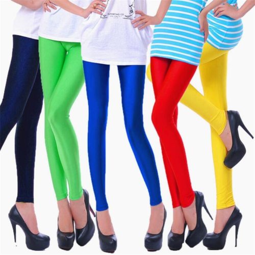 Spandex Leggings Candy Color Neon Skinny Leggings Sexy Pants T668