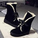 Shoes Women Ankle Boots Fashion Flat Winter Snow Boots S-115