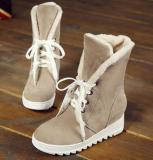 Shoes Women Ankle Boots Fashion Flat Winter Snow Boots S-115