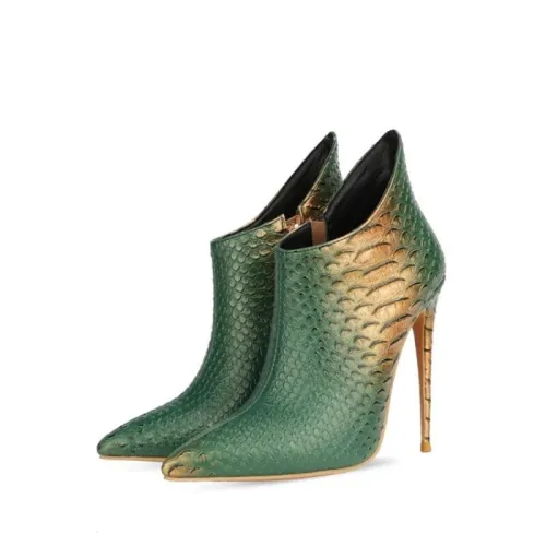 Matching Pointed Toe Boots Women Tall Fine Heel High Heel Boots C1627