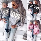 Family Matching Outfits Clothing Letter T-shirt shirts Tops OM8747
