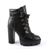 Fashion Platform Ankle Thick Heel Boots B01223