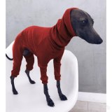 Pet Clothing Dog Four-Legged Sweater Long Bib High Collar Clothing