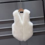 Autumn and Winter Imitation Faux Rabbit Fur Plush vest