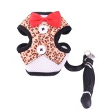 Rhinestone Breathable Cat Collar Harnesses Vest  BG-Q100836