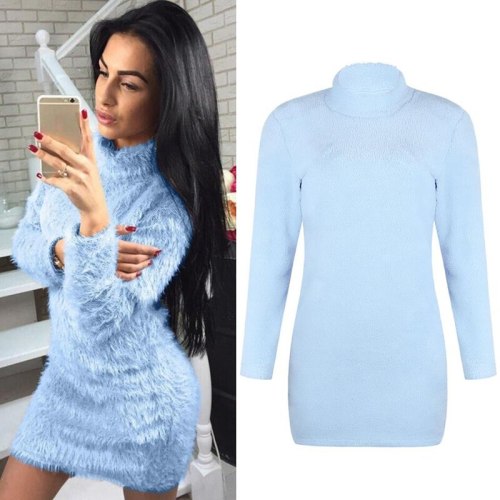 Women Autumn Winter Sexy Soft Warm Sweater Dress Dresses DS0003