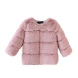 Children's Cotton Padded Baby Faux Fur Coat Coats