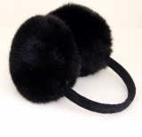 bowknot multicolor faux rabbit fur earmuff  kids adult earmuff fluffy pom pom fur earmuffs