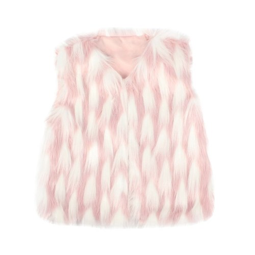 Fashion Toddler Children Faux Fur Thick Coat Coats F031627