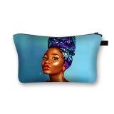 God Says You Are Cosmetic Bags Afro Latin America Women Makeup Bags Black Girs  Cosmetic Case Ladies Organizers Bag for travel