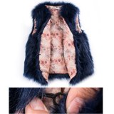 Winter Coat Bodywarmer Women Faux Fur Vest