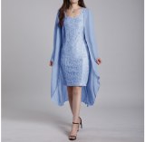 Fashion Bridal Lace Slim Cardigan Dresses Two-Piece Sets