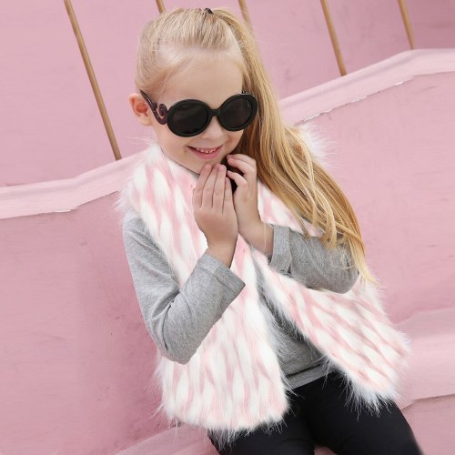 Fashion Toddler Children Faux Fur Thick Coat Coats F031627