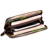 Anti-theft Brush Women Leather Large Capacity Wallets Bags With Purse 60041